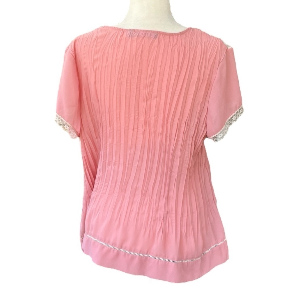 Vintage Elementz Blouse XL Pink - Picture 4 of 5